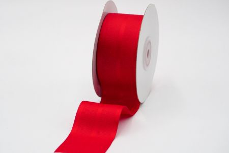 red woven grosgrain ribbon