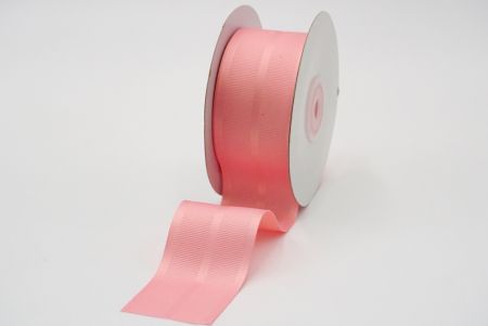peachy pink grosgrain woven ribbon