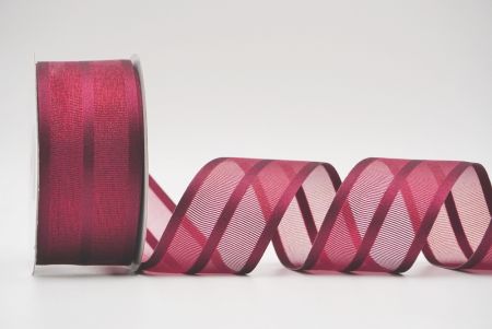 burgundy grosgrain woven ribbon