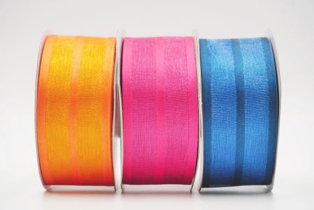 see through grosgrain and satin ribbon_brigh colors/red/yellow