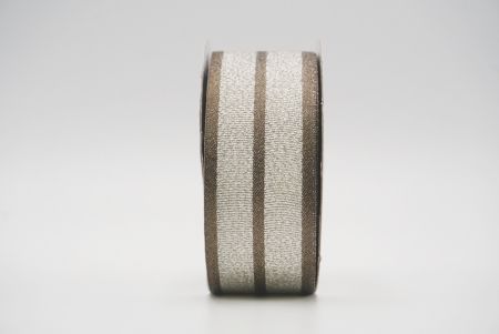 different fabric ribbon brown