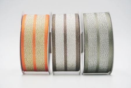 metallic/satin woven ribbon