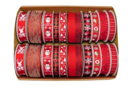 Ruban de collection de Noël - Ensemble de rubans de collection de Noël
