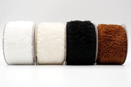 Берберська флісова стрічка - Відрізана стрічка з поліестерової тканини Sherpa.