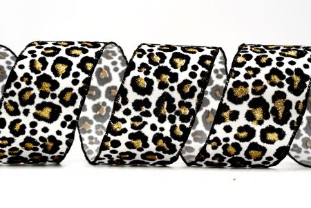 Velvet/Glitter Leopard Prints Ribbon_KF6595-1-53