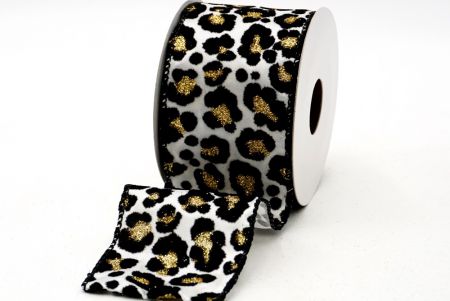 Velvet/Glitter Leopard Prints Ribbon_KF6595-1-53