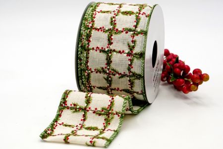 Garden Mistletoe Square Ribbon_KF6714