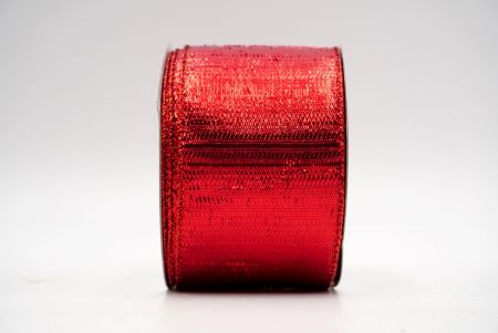 Shimmery Red Gold Wire Ribbon_KF6952GR-7