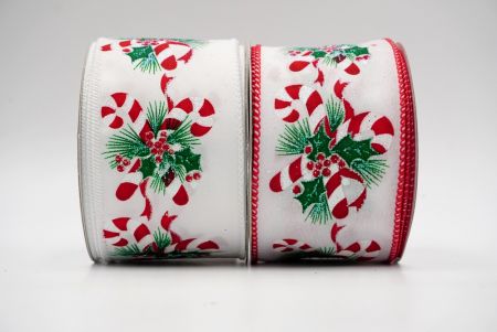 Spruce Candy Canes Ribbon - Spruces Candy Canes Ribbon_KF7005.KF7006