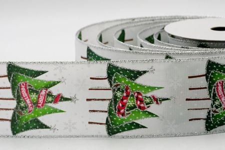 Christmas Trees group with Décor Ribbon_KF7035G-1