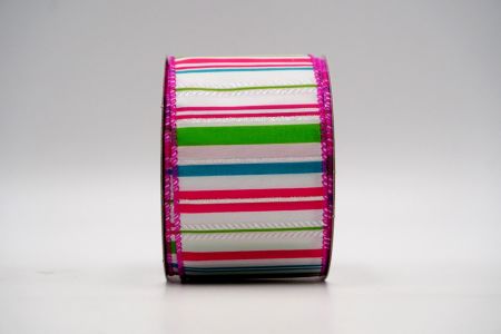 Pink Color Stripes Ribbon_KF7335GC-1-40