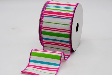 Pink Color Stripes Ribbon_KF7335GC-1-40