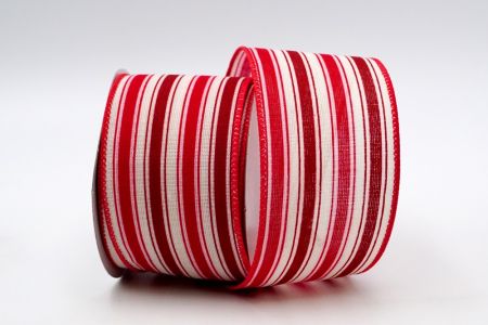 Red Burgundy Stripes Ribbon_KF7434GC-3-7