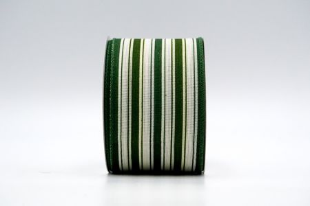 Dark Green Stripes Ribbon_KF7434GC-5-800