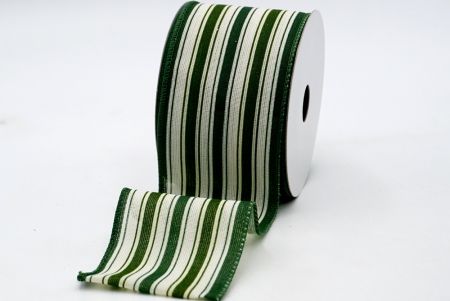 Dark Green Stripes Ribbon_KF7434GC-5-800