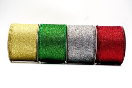 Metallic Plain Colors Wired Ribbon - Metallic Plain Colors Wired Ribbon