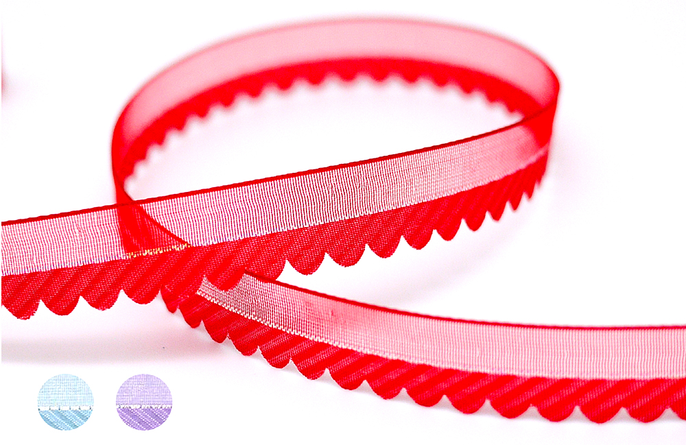 Wave Diecut Ribbon Supply With Texture, Luster And Color Selections