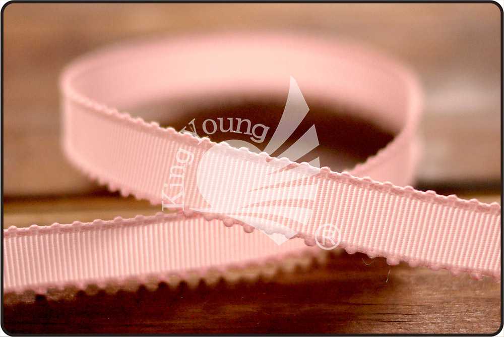 Scalloped 9mm Grosgrain Ribbon Supply With Texture, Luster And Color