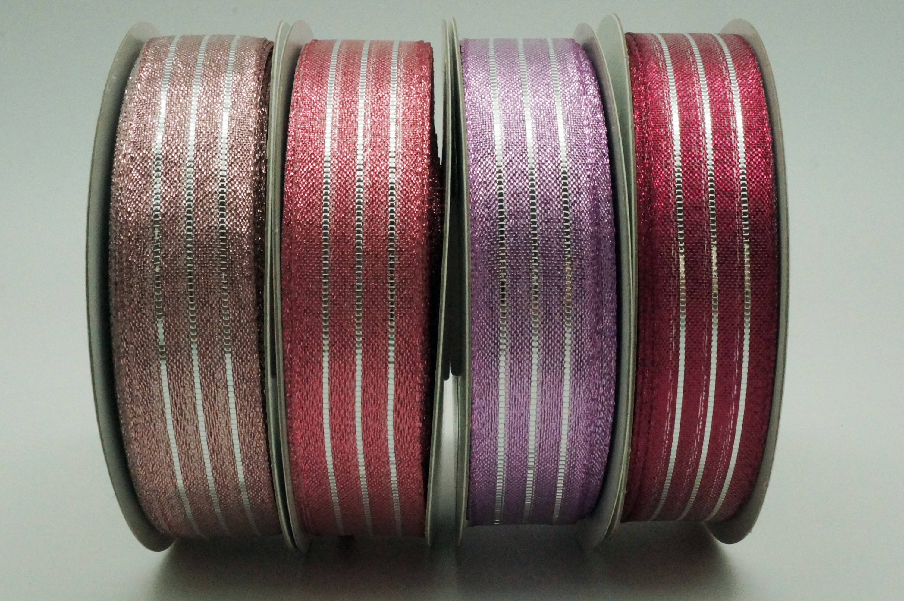 Three-Stripe Metallic Ribbon | Holiday Ribbons | Wholesale Ribbon ...