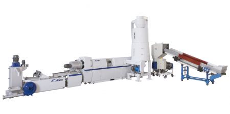 Machine de recyclage de plastique à alimentation latérale - Machine de recyclage et de granulation de plastique à alimentation latérale série WPF