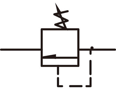 Graphic Symbol - MRV-02 - Pressure Relief Valve