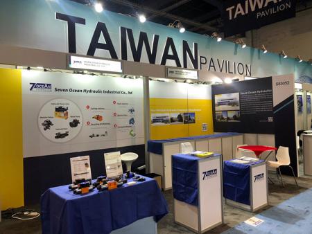 Seven Ocean Hydraulics booth at IFPE 2020