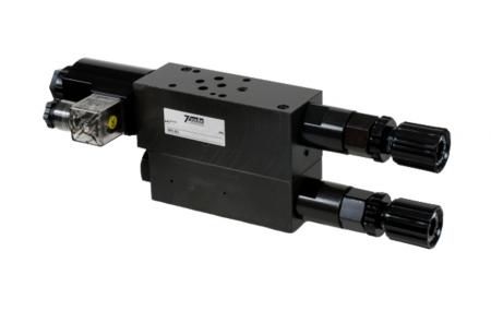 Modulární 2-stupňový redukční ventil - NG6 / Cetop-3 / D03 Modulární zásobníkový 2-stupňový redukční ventil.