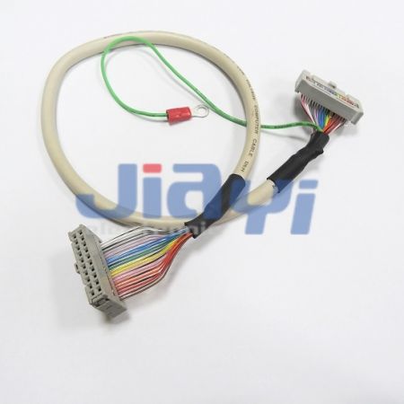 Assemblage de câble rond personnalisé avec prise IDC