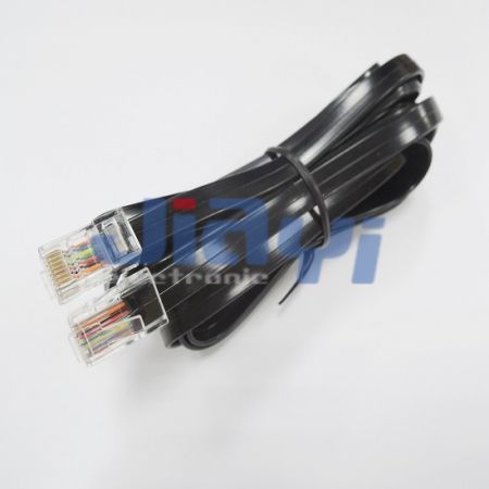 Flat Modular RJ45 Plug Cable - Flat Modular RJ45 Plug Cable