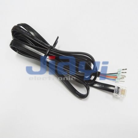 Сборка модульного телефонного кабеля RJ12 - Сборка модульного телефонного кабеля RJ12