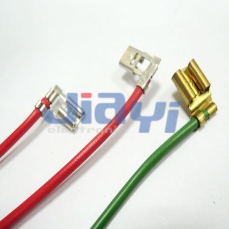 Non-Insulated Flag Terminal Wire Harness