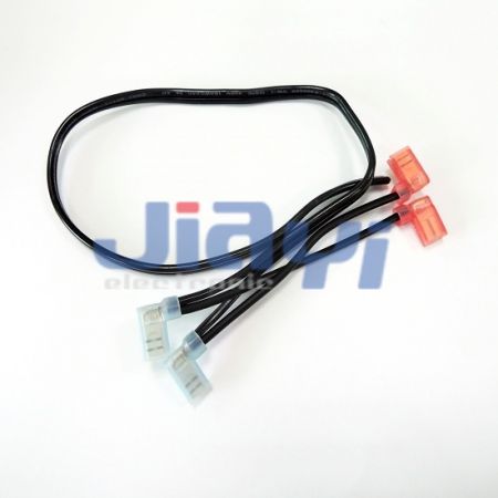 Cable Harness with Nylon Insulated Flag Terminal