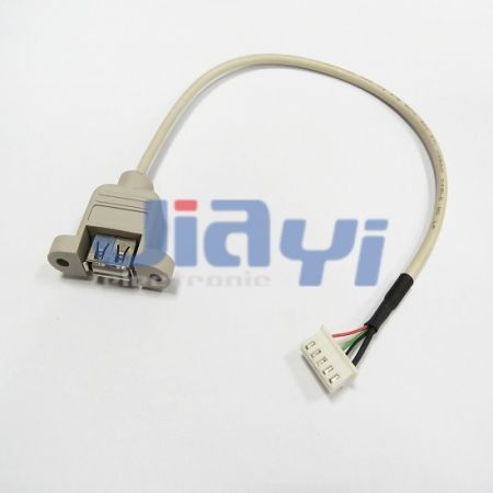 Panel Mount USB Cable Assembly - Panel Mount USB Cable Assembly