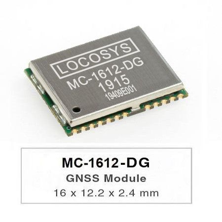 El módulo LOCOSYS MC-1612-DG Dead Reckoning (DR) es la solución perfecta para aplicaciones automotrices.