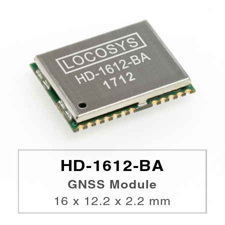 LOCOSYS HD-1612-BA ist ein komplettes eigenständiges GNSS-Modul.