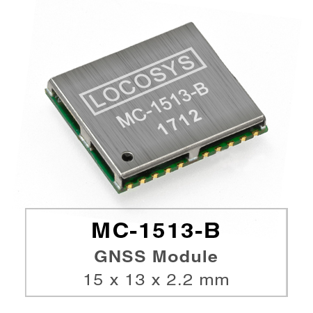 LOCOSYS MC-1513-B is a complete standalone GNSS module.