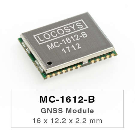 LOCOSYS MC-1612-B ist ein komplettes eigenständiges GNSS-Modul.