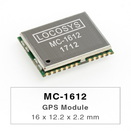 GPS-модуль LOCOSYS MC-1612 отличается высокой чувствительностью, низким энергопотреблением и сверхмалыми размерами.
