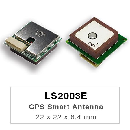 LS2003E is a complete standalone GPS smart antenna module, including embedded patch antenna and GPS receiver circuits.