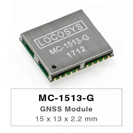 GNSS Modules - LOCOSYS MC-1513-G is a complete standalone GNSS module.