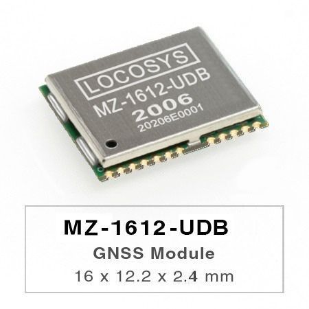 Modules GNSS - Le module d'estime (DR) LOCOSYS MZ-1612-UDB est la solution parfaite pour les applications automobiles.