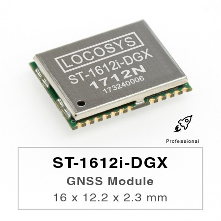 ST-1612i-DGX - LeLOCOSYSLe module ST-1612i-DGX Dead Reckoning (DR) est la solution parfaite pour les applications automobiles.