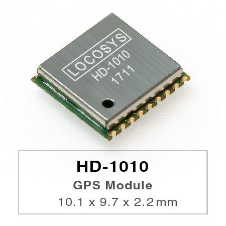 GPS Modules - LOCOSYS HD-1010 is a complete standalone GPS module which use ALLYSTAR latest GPS chip to integrate an additional LNA and SAW filter.