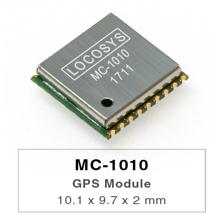 MC-1010 - LOCOSYSDas GPS MC-1010-Modul zeichnet sich durch hohe Empfindlichkeit, geringen Stromverbrauch und einen extrem kleinen Formfaktor aus.