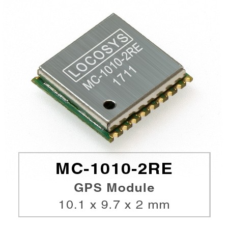 GPS モジュール - LOCOSYS GPS MC-1010-2RE モジュールは、高感度、低消費電力、超小型フォーム ファクタが特徴です。
