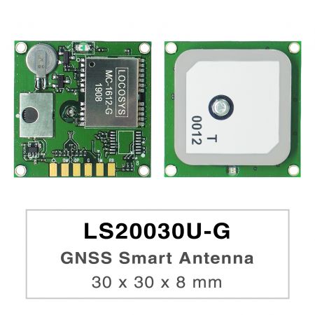 Módulo de antena inteligente GNSS - Los productos de la serie LS2003xU-G son módulos de antena inteligente GNSS independientes completos, que incluyen una
<br />antena integrada y circuitos receptores GNSS, diseñados para un amplio espectro de aplicaciones de sistemas OEM.