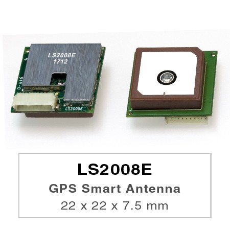 Módulo de antena inteligente GPS - LS2008E es un módulo de antena inteligente GPS independiente completo, que incluye una antena de parche integrada y circuitos de receptor GPS.