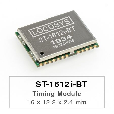 Timing Module - ST-1612i-BT module can simultaneously acquire and track multiple satellite constellations that include GPS, GLONASS.