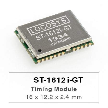 Timing Module - ST-1612i-GT module can simultaneously acquire and track multiple satellite constellations that include GPS, GLONASS.