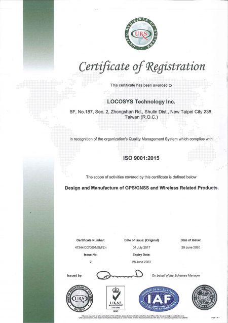 LOCOSYSTECH ISO9001-2015